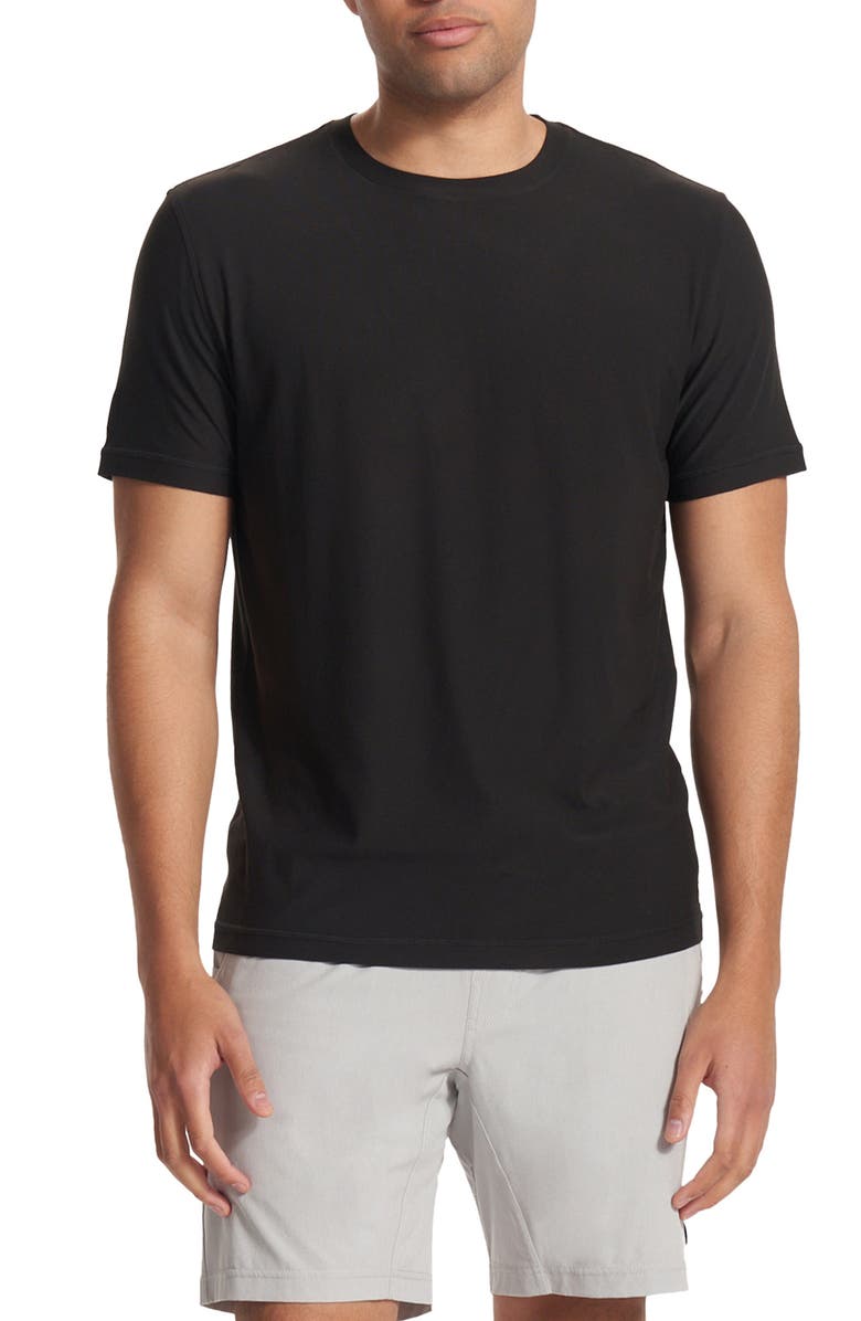 Vuori Strato Tech T-Shirt, Main, color, Black