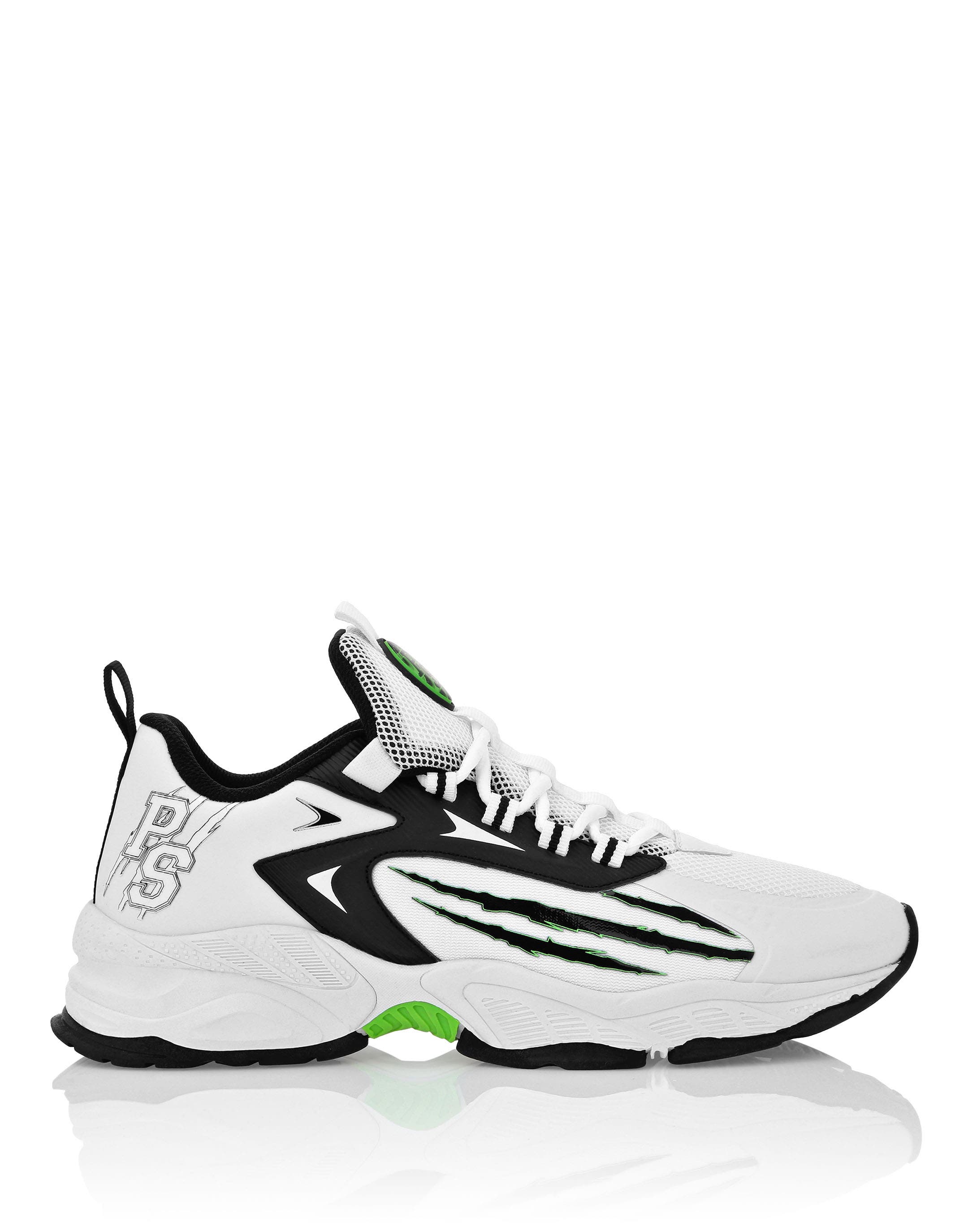 White/greenfluo