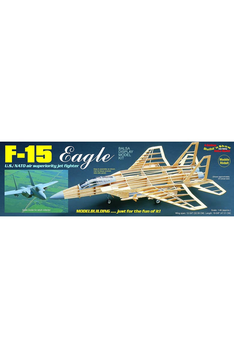 Guillow
s F15 Eagle Model Kit, 12Pcs, Main, color, Multicolored