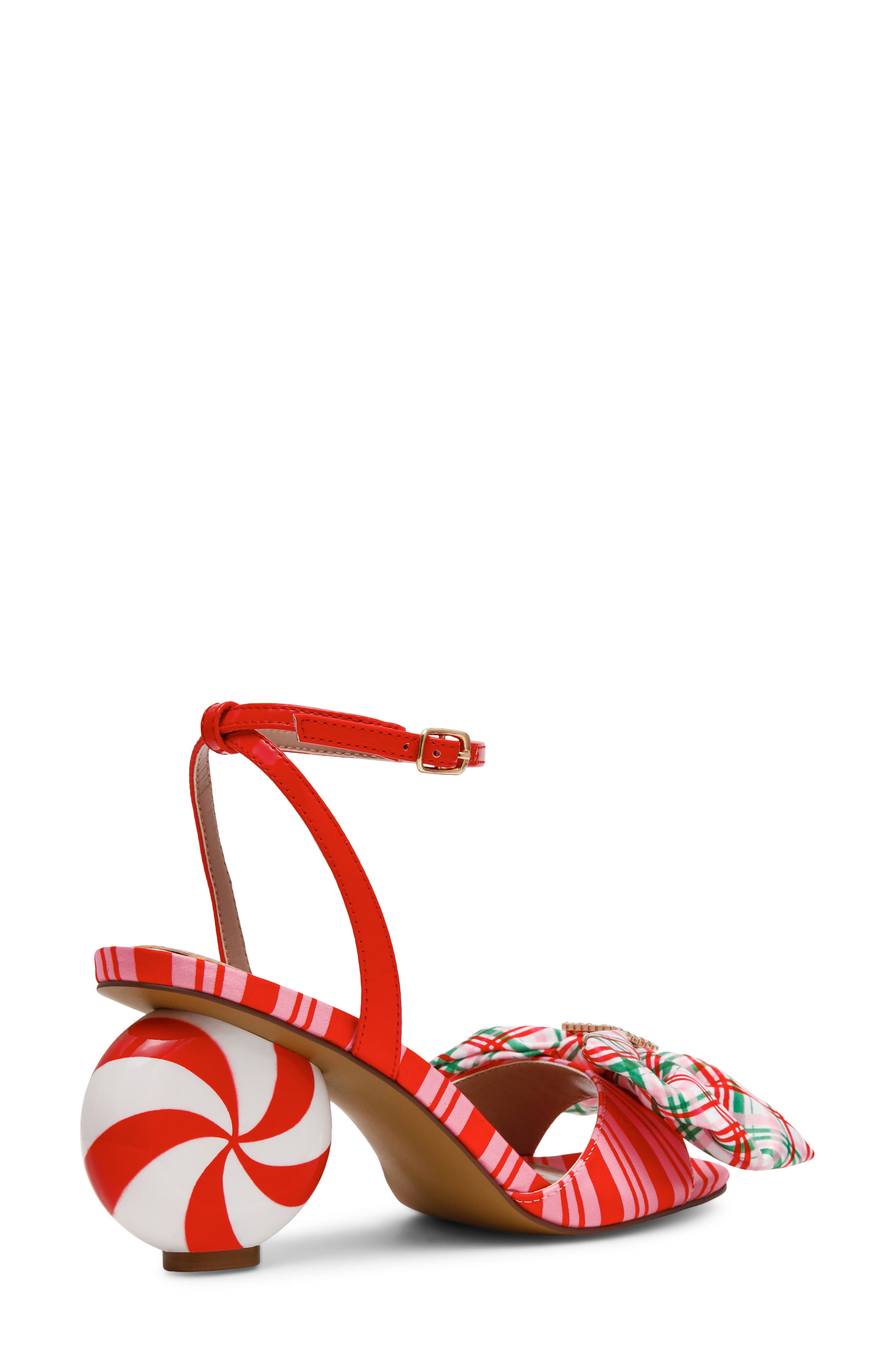 Rudolph Orb Heel Sandal, Alternate, color, RED/ PINK MULTI