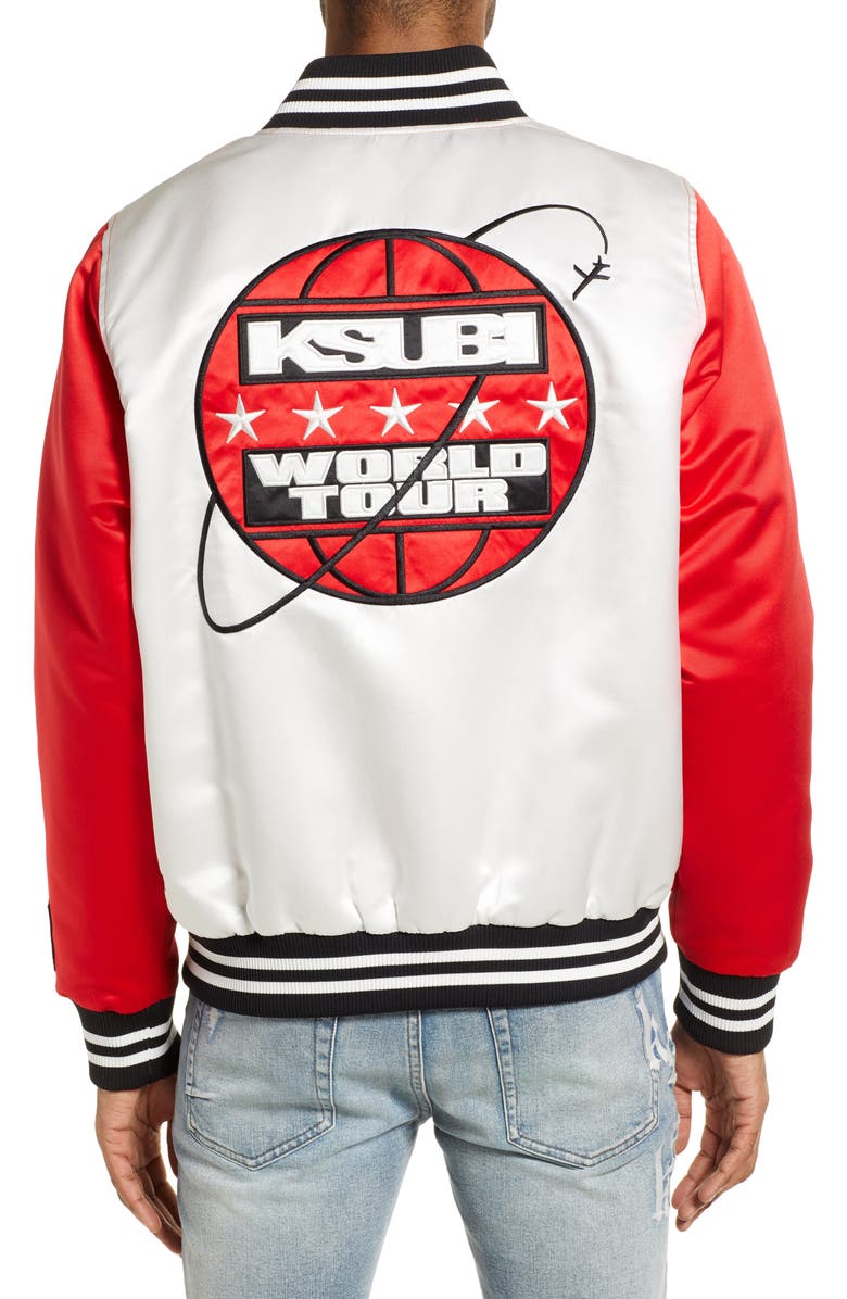 Ksubi Men's World Tour Jacket, Alternate, color, Red