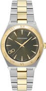 FERRAGAMO Vega Upper East Two-Tone Bracelet Watch, 40mm