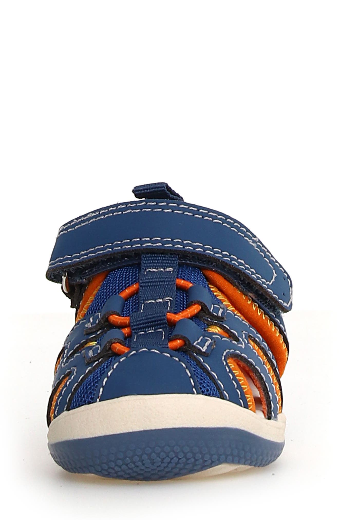 Naturino Rekin Fisherman Sandal, Alternate, color, Azure-Oltremare