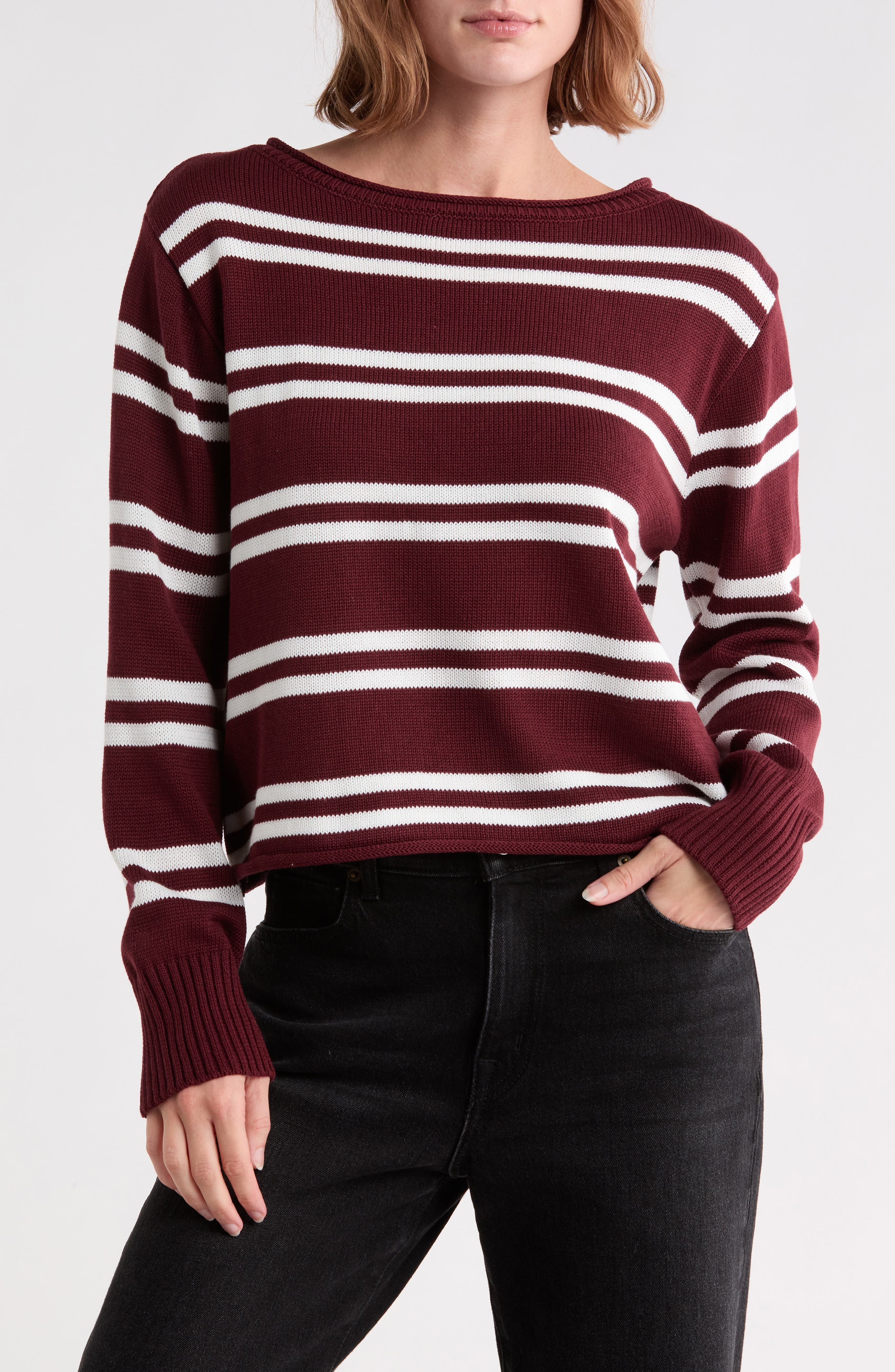 selected DARK CHERRY/ CREME