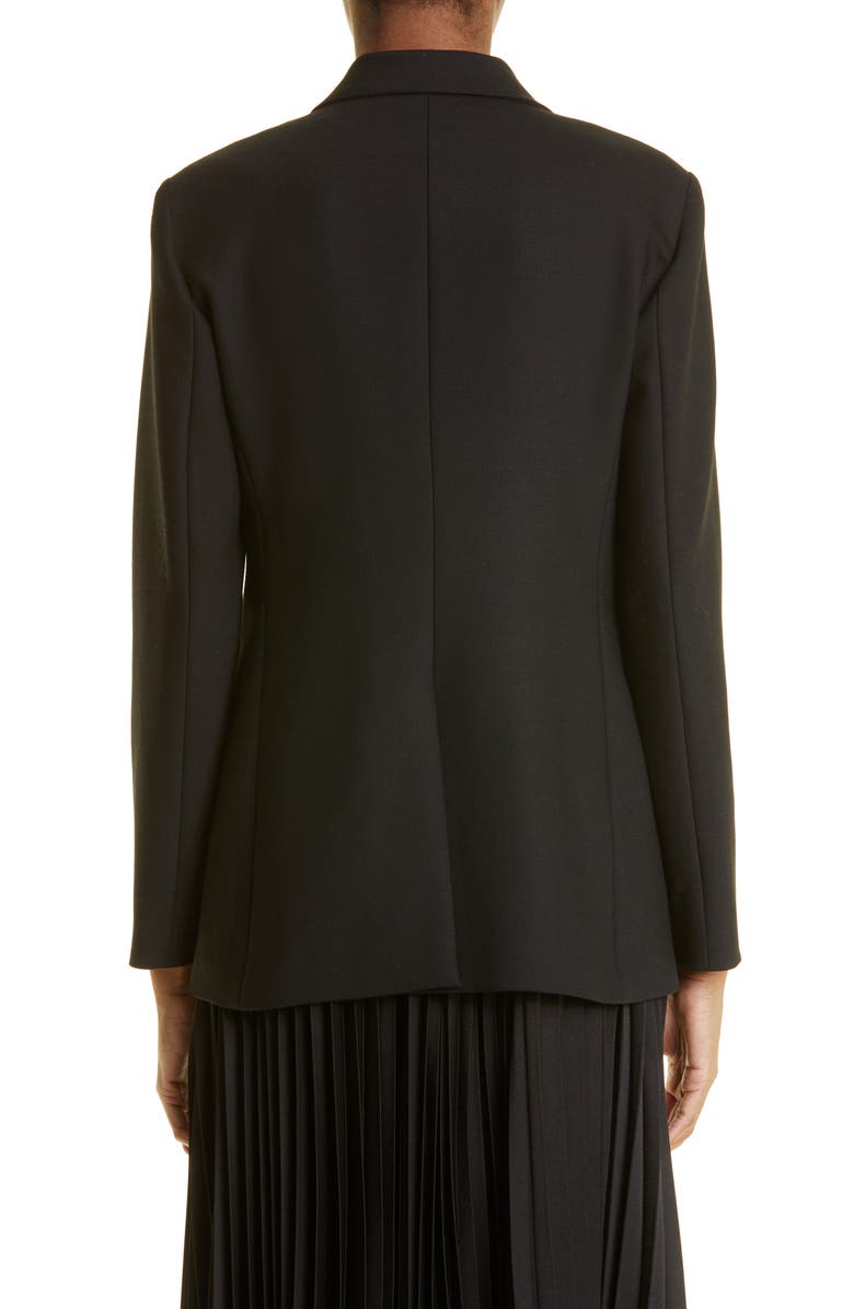 Fabiana Filippi Bead Detail Double Breasted Blazer, Alternate, color, 