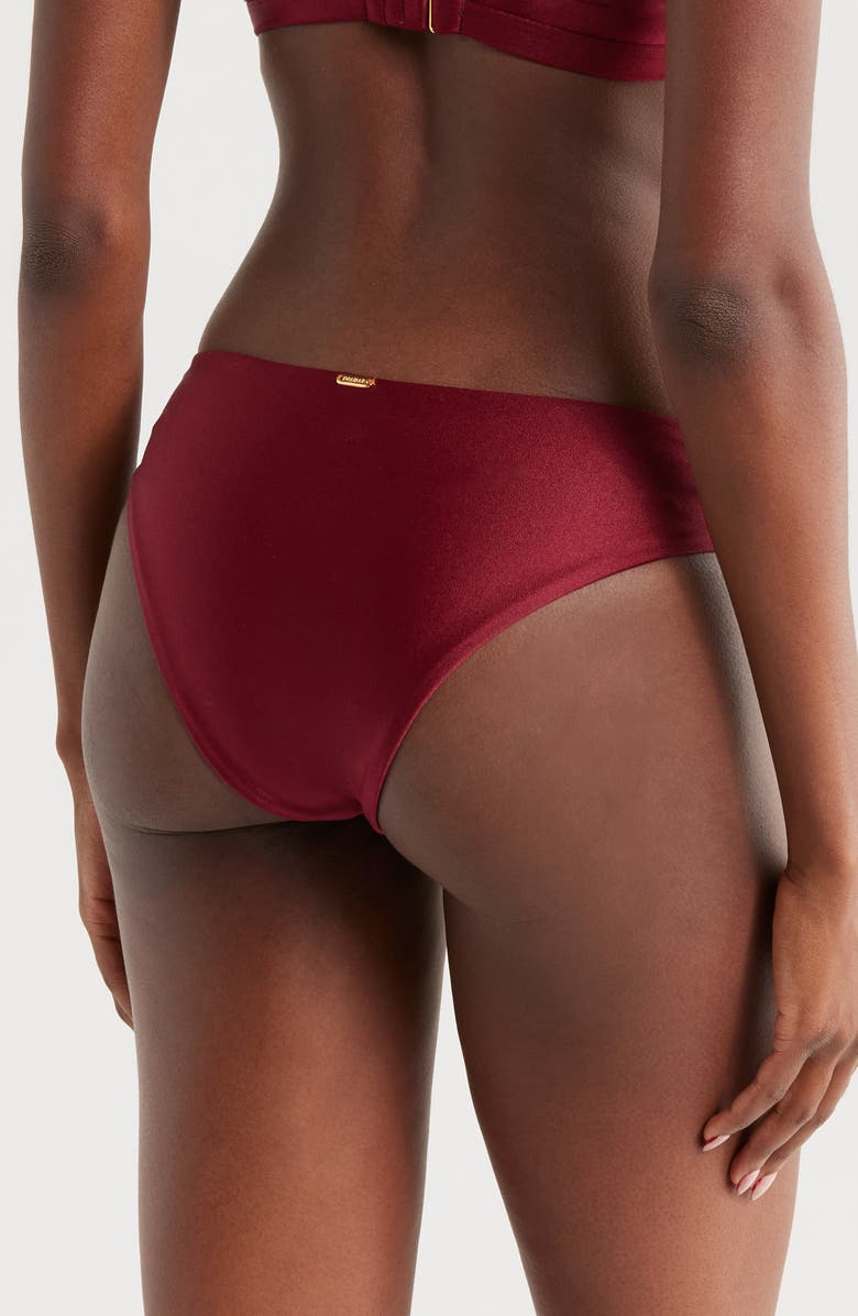 BOAMAR Rami Bikini Bottoms, Alternate, color, Wine