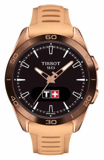 T-Touch Connect Sport Solar Smart Silicone Strap Watch, 42mm