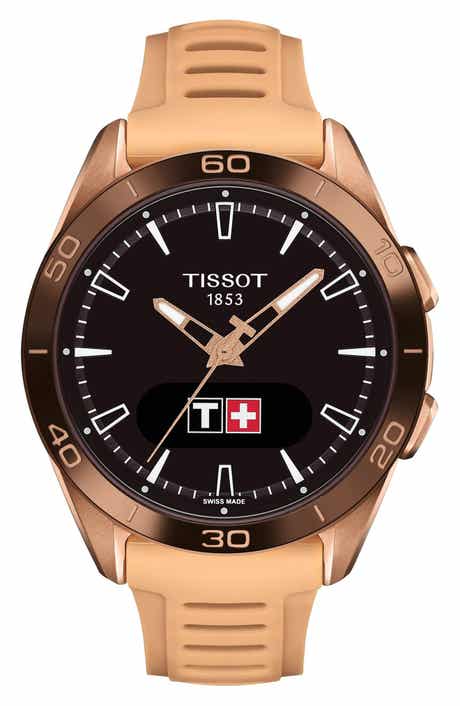 T-Touch Connect Sport Solar Smart Silicone Strap Watch, 42mm