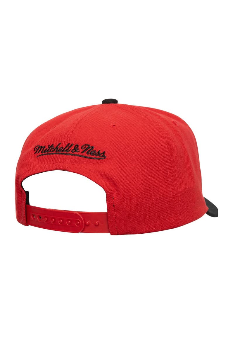 Men's Mitchell & Ness  Red/Black Chicago Bulls Stars Core Pro Pinch Adjustable Hat, Alternate, color, Red