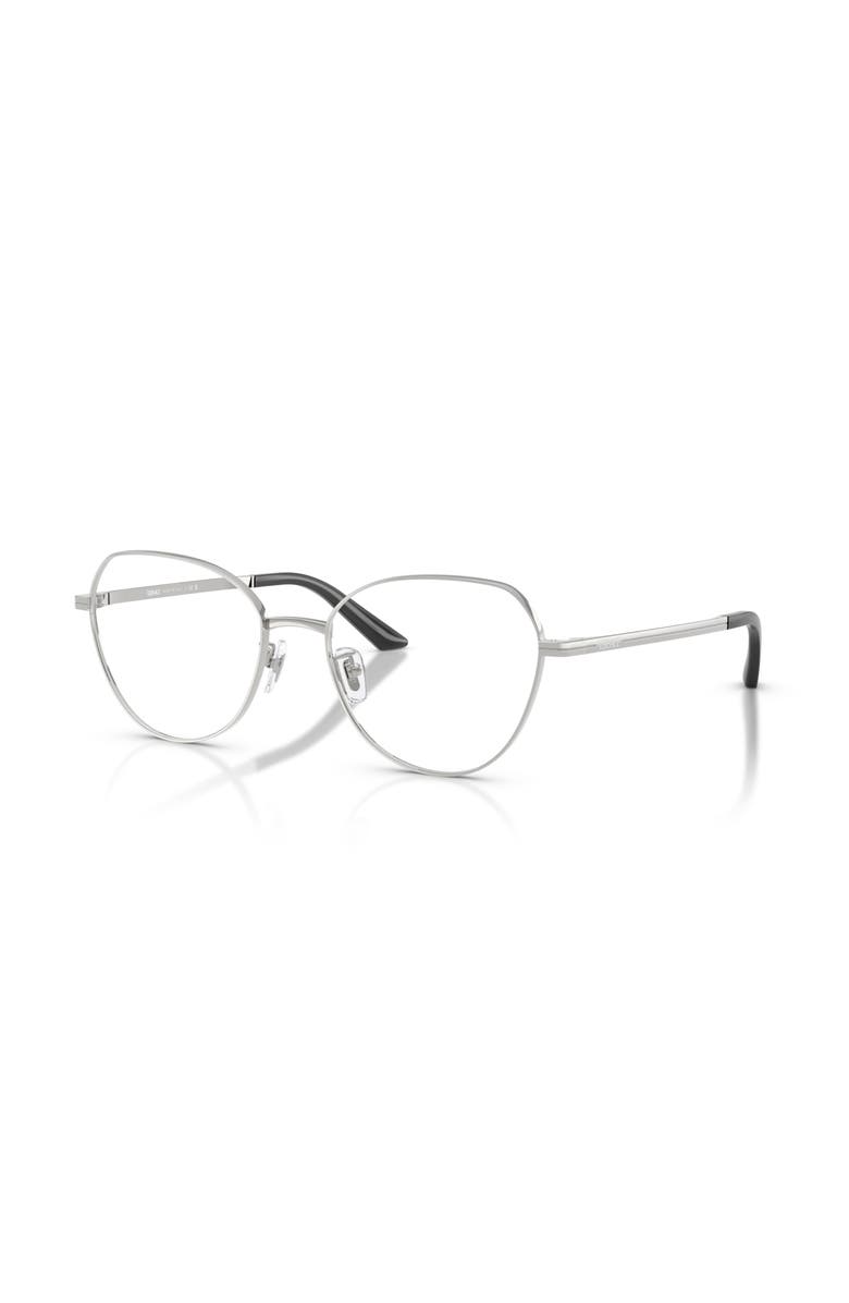 Versace 55mm Phantos optical glasses, Main, color, Silver