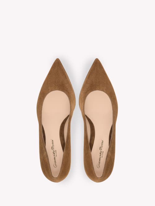Gianvito Rossi Piper 40mm Suede Pumps In Brown
