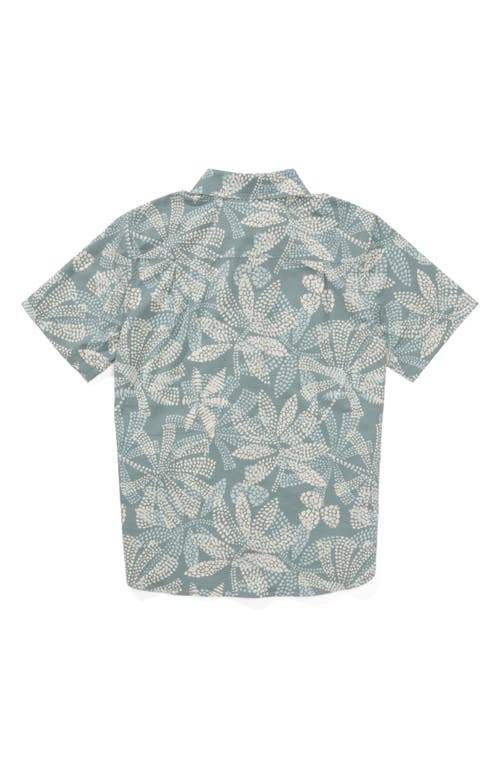 Salty Crew Kids' Drifter Button-up Shirt In Green
