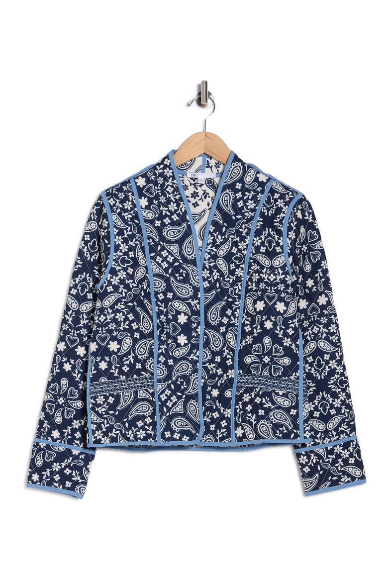 Reversible Quilted Jacket, Alternate, color, BLUE