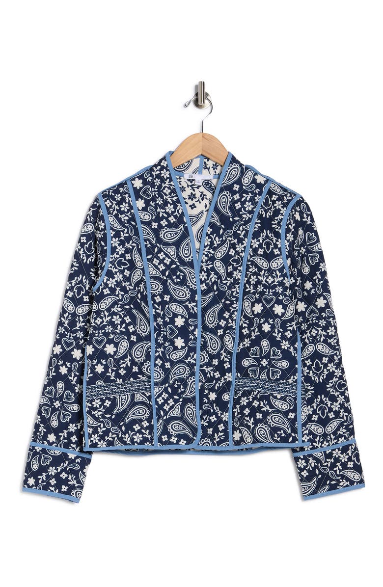 Daniel Rainn Reversible Quilted Jacket, Main, color, Blue