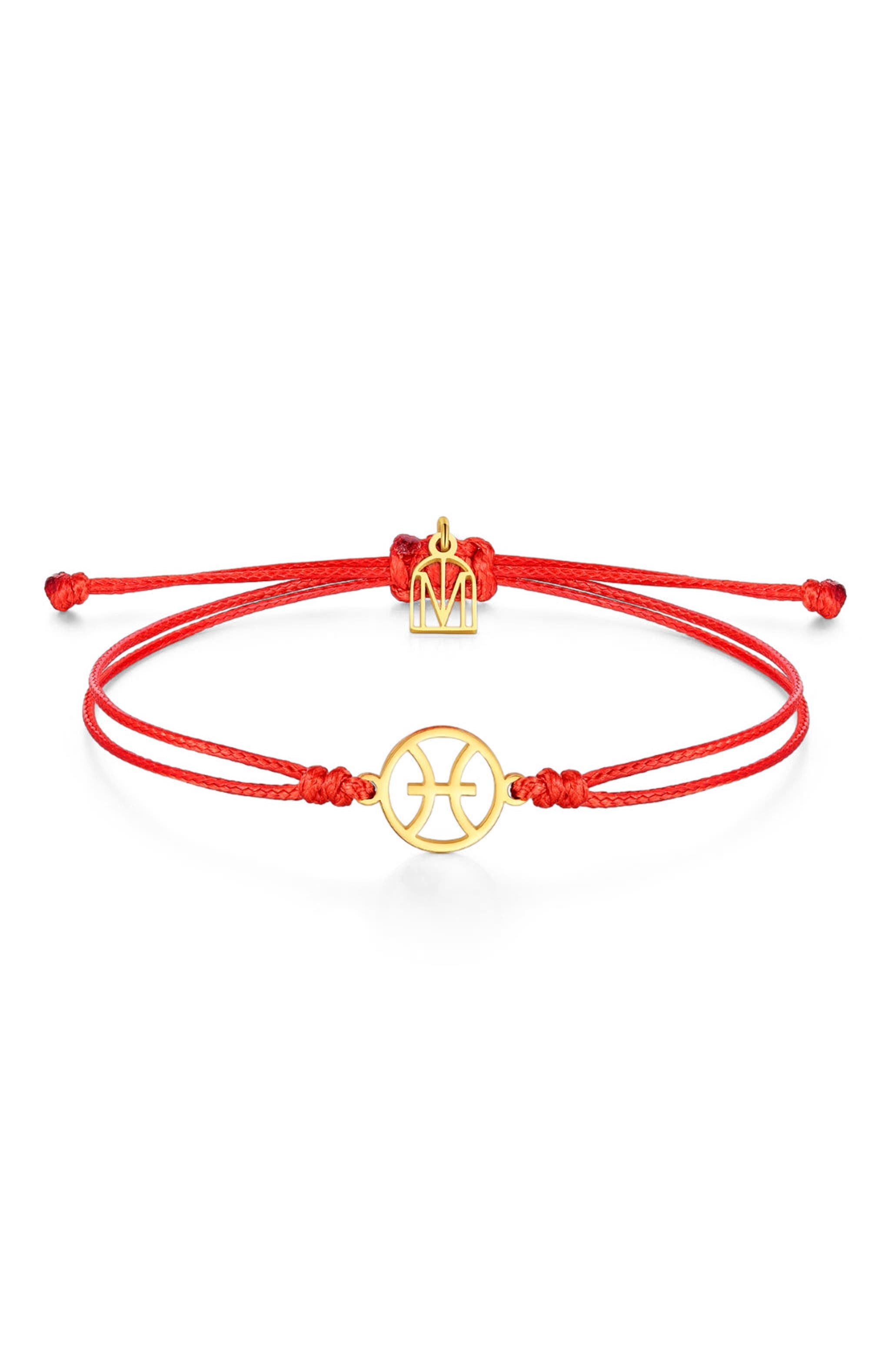 Pisces Yellow Gold