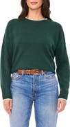 Vince Camuto Tipped Crewneck Sweater