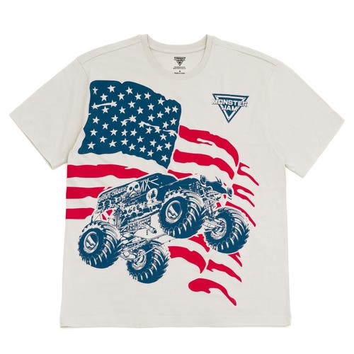 Monster Jam Grave Digger T-shirt In Animal Print