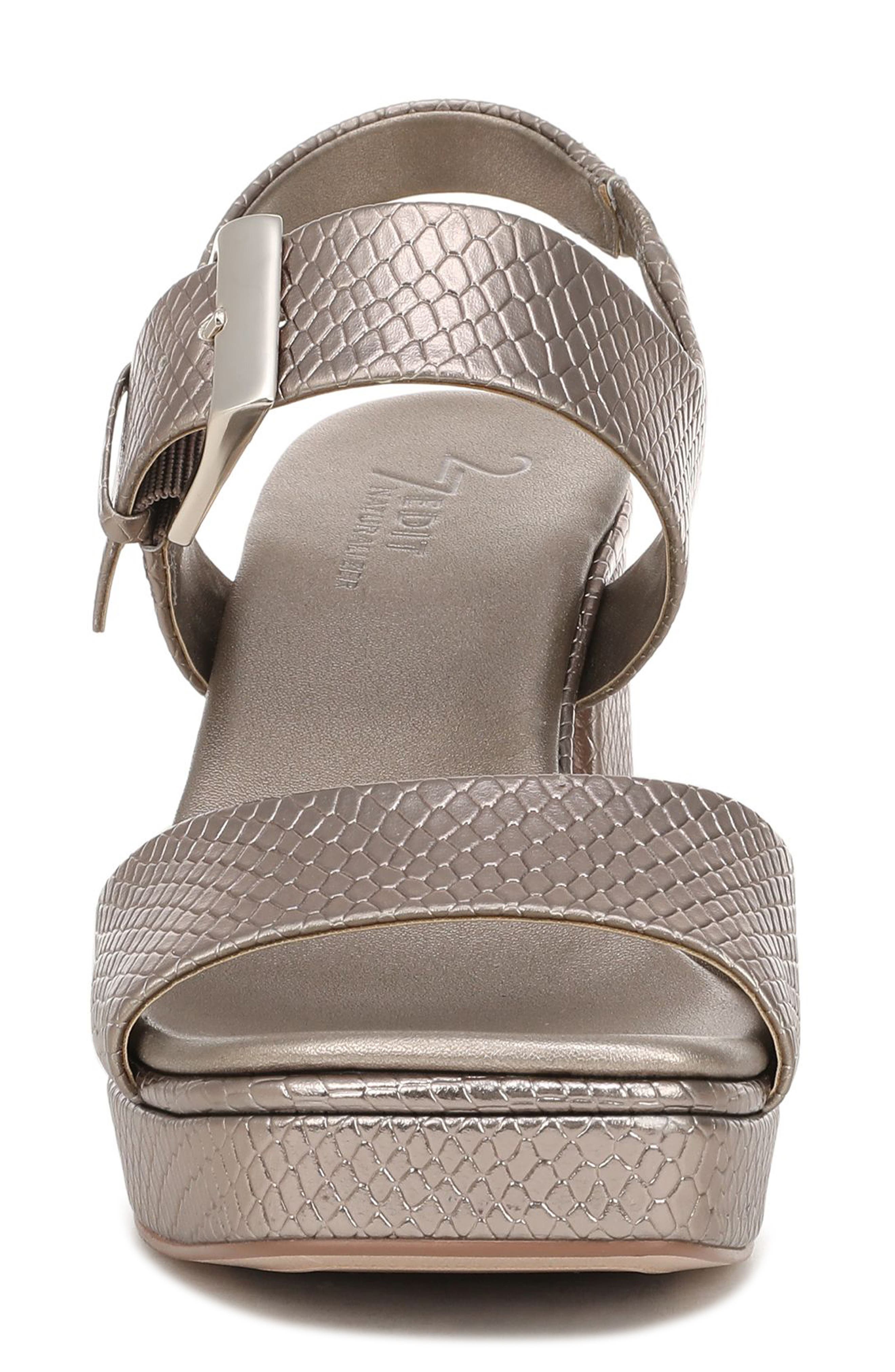 27 EDIT Naturalizer Phillipa Block Heel Sandal, Alternate, color, Patina Pewter