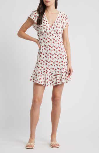 Faithfull the Brand Alba Floral Crepe Minidress