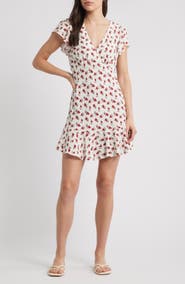 Faithfull the Brand Alba Floral Crepe Minidress