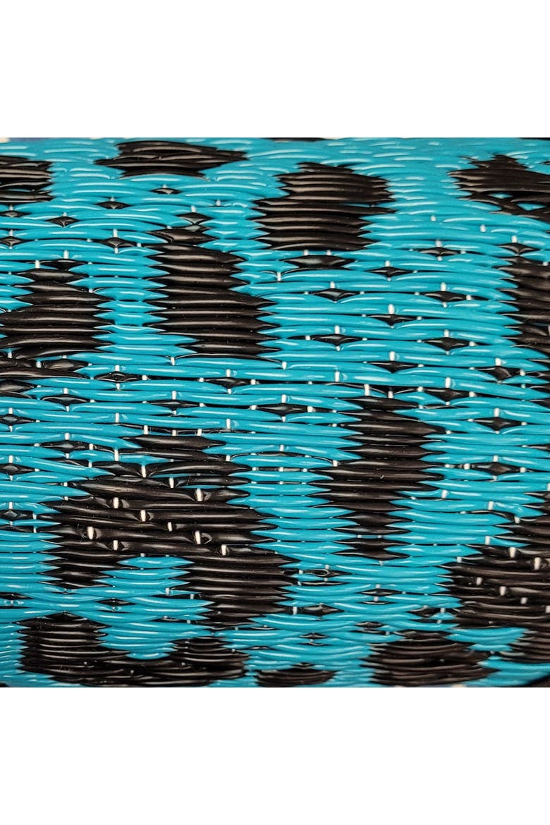 Leopard Rug, Alternate, color, Turquoise - 5'x8'