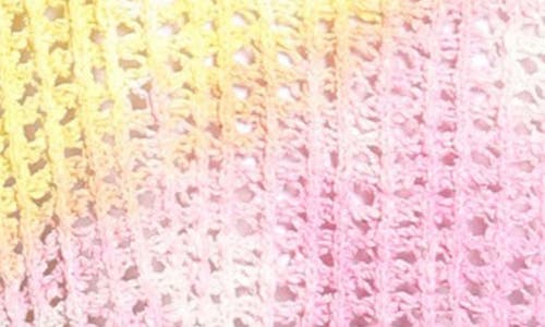 Apny Ombré Open Stitch Cotton Blend Sweater