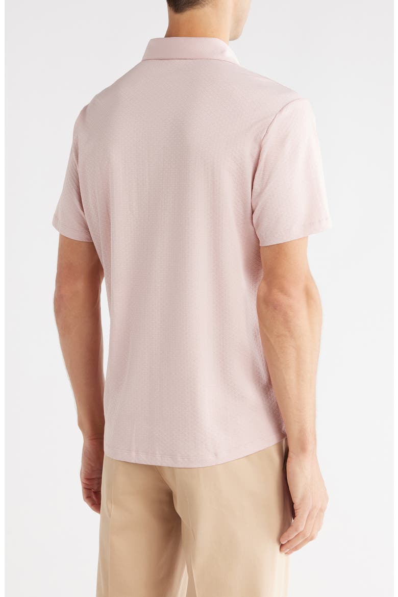 Glensea Short Sleeve Button-Up Knit Shirt, Alternate, color, CORAL