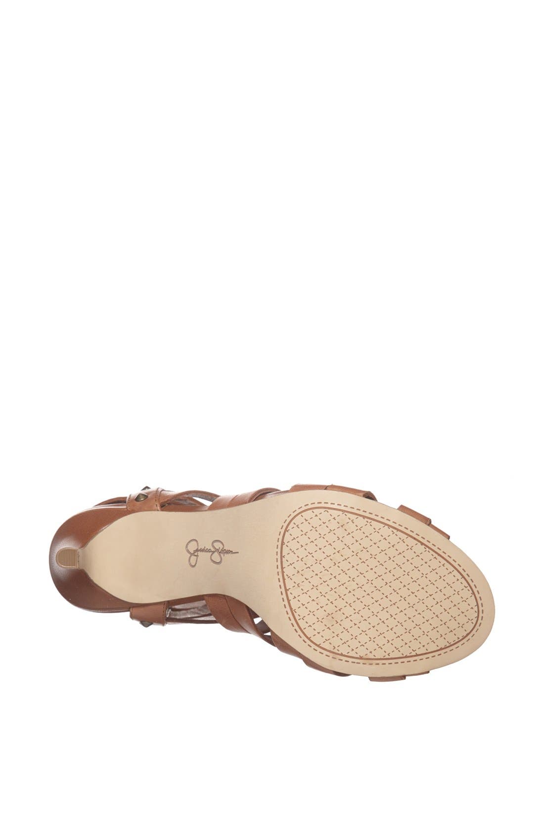 'Larsenn' Sandal, Alternate, color, LIGHT LUGGAGE