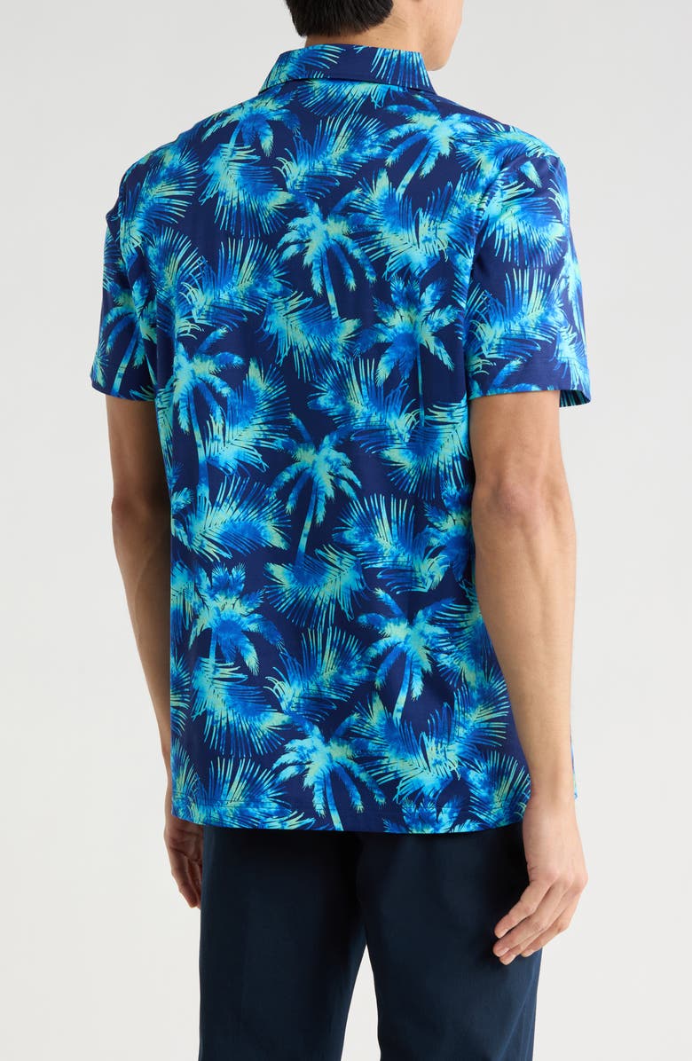 Bugatchi Mercerized Cotton Polo, Alternate, color, Night Blue