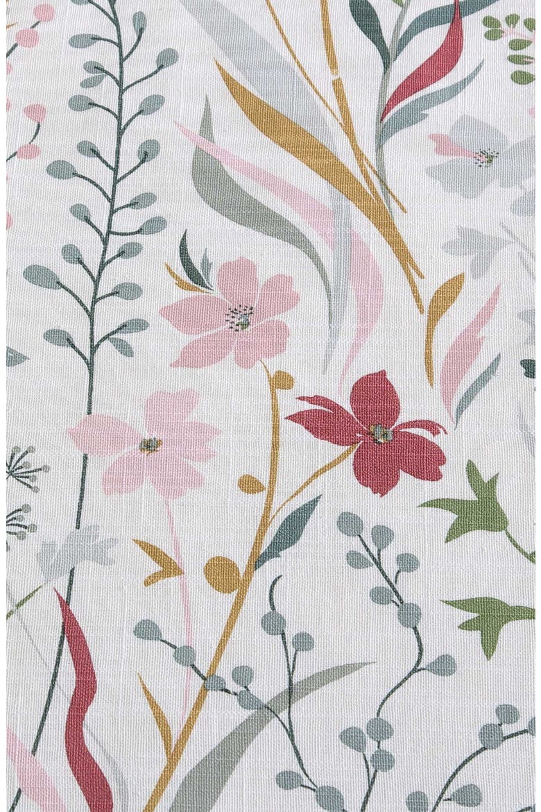 Woodland Forest Cotton Reversible Comforter Set, Alternate, color, WHITE/ GREY/ ROSE PINK