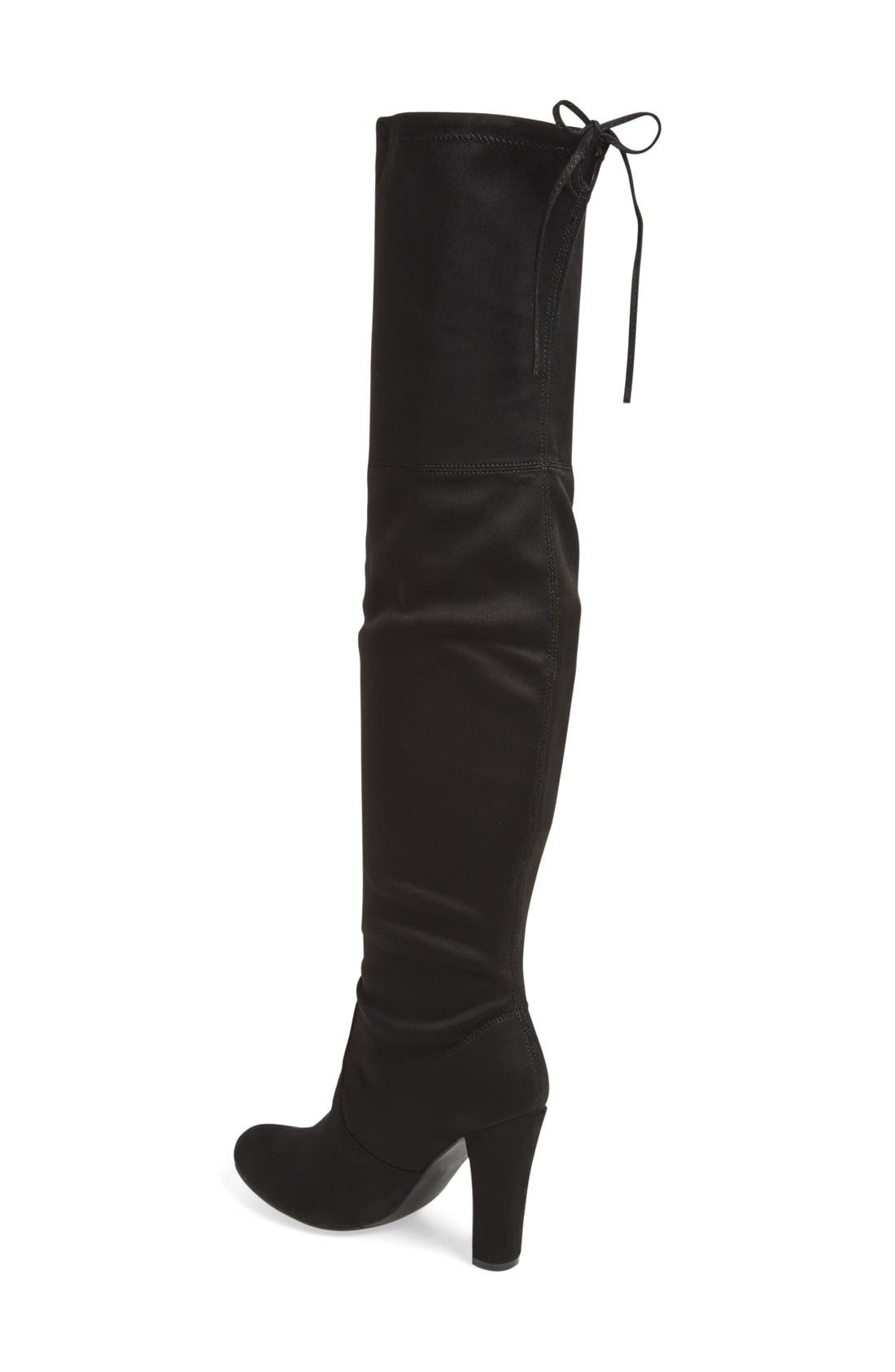 Steve Madden 'Gorgeous' Over the Knee Boot, Alternate, color, 