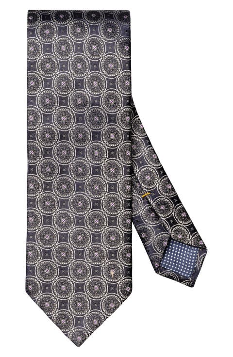Medallion Silk Tie