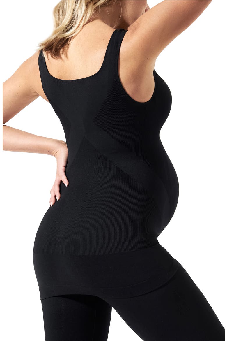 Everyday Maternity Belly Support Tank Top, Alternate, color, Black