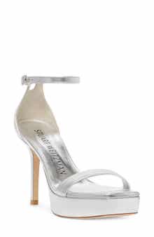 Stuart Weitzman Ankle Strap Platform Sandal