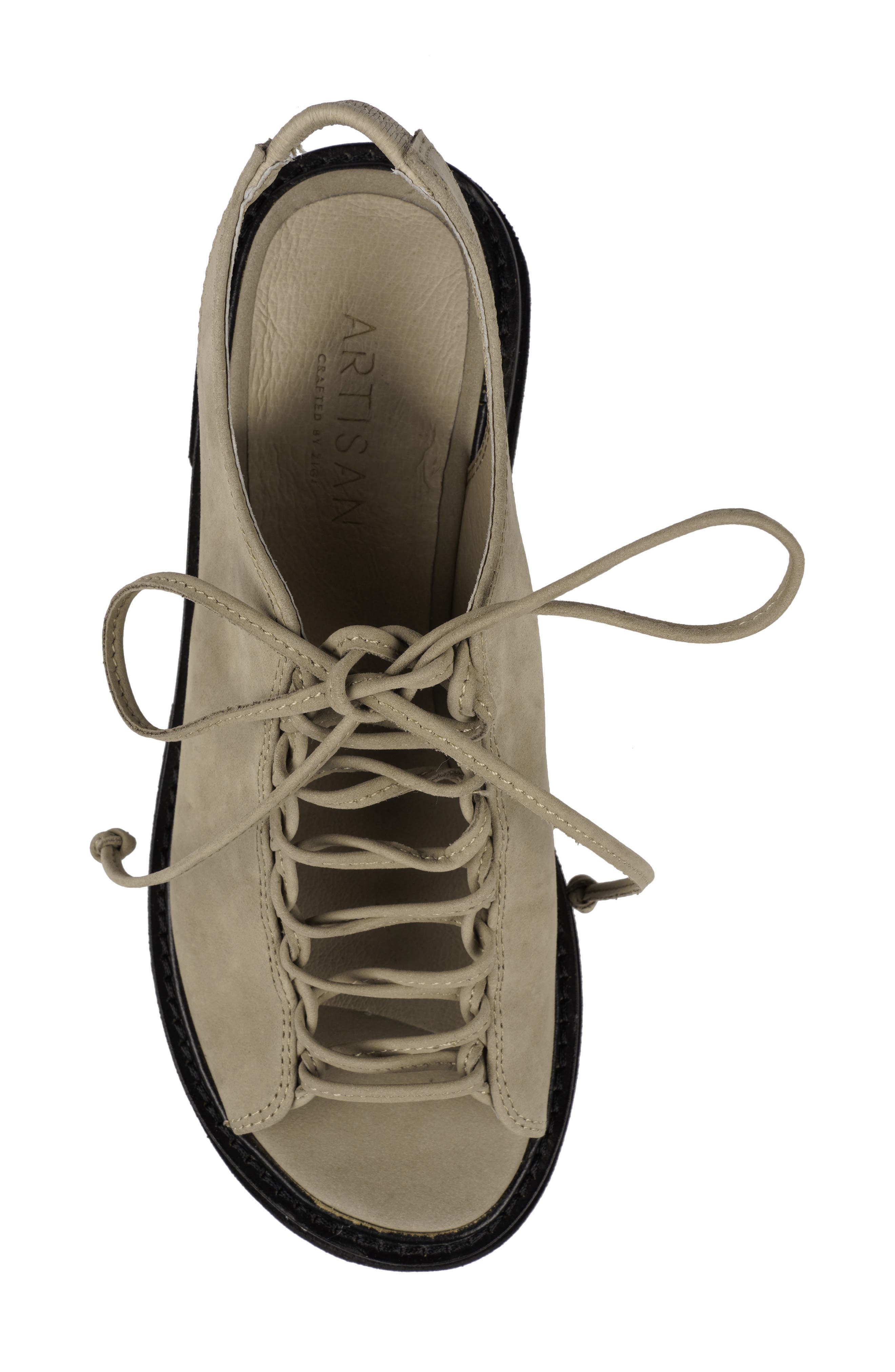 Monserrat Platform Slingback Sandal, Alternate, color, MUSHROOM LEATHER