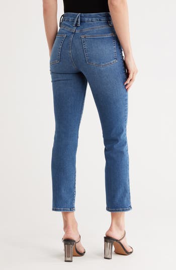 Pull-On Straight Leg Jeans