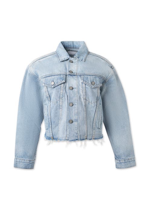 The Harvey Oversized Cutoff Denim Jacket