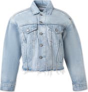 Boyish The Harvey Oversized Cutoff Denim Jacket