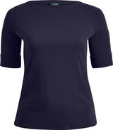 Lauren Ralph Lauren Boat Neck Top