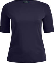 Lauren Ralph Lauren Boat Neck Top