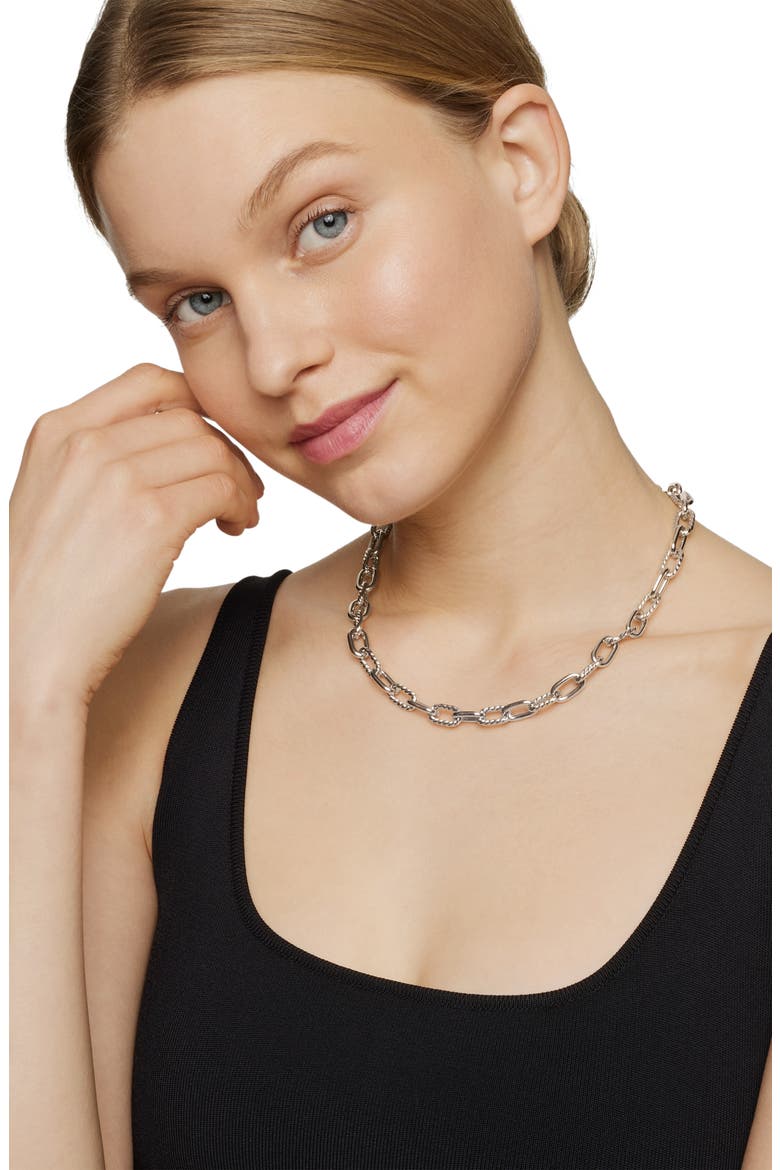 Madison Small Necklace, Alternate, color, SILVER