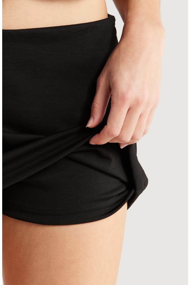 Ponte Miniskort, Alternate, color, ANTHRACITE