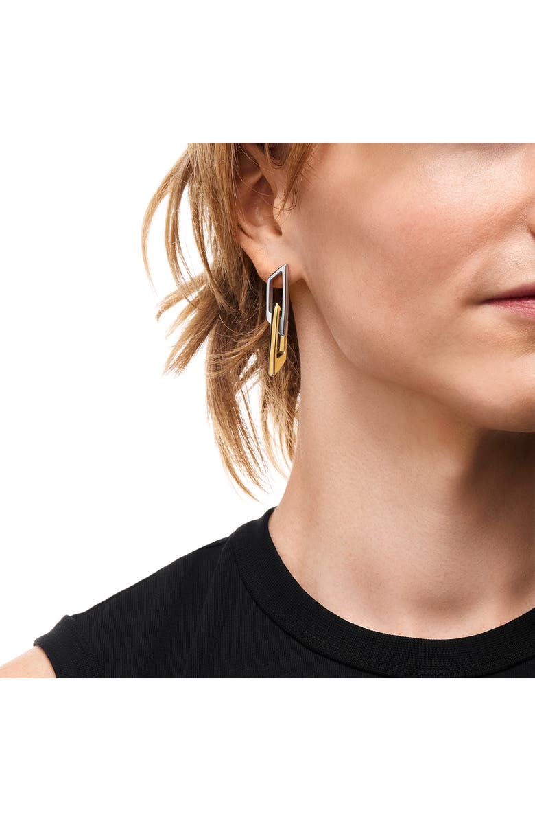 DIESEL<sup>®</sup> Two-Tone Single Drop Earring, Alternate, color, Two Tone