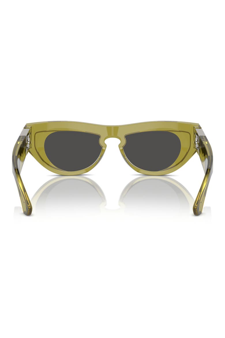 58mm Cat Eye Sunglasses, Alternate, color, GREEN