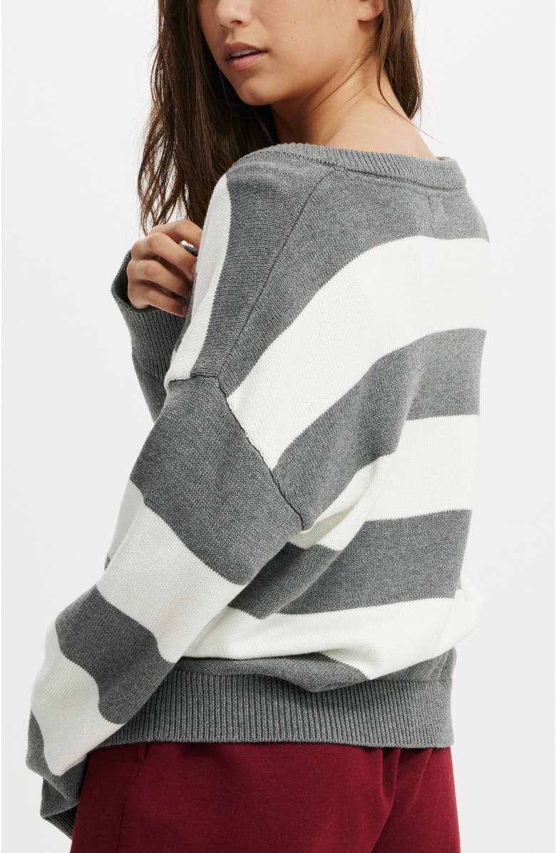 Cotton On Preppy V Neck Sweater, Alternate, color,