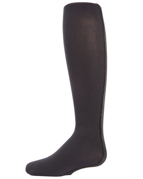 Velvet Back Seam Opaque Tights