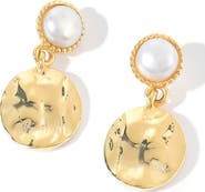 YS GEMS Freshwater Pearl Stud Earrings