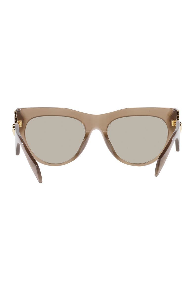 56mm Cat Eye Sunglasses, Alternate, color, OPAL BROWN
