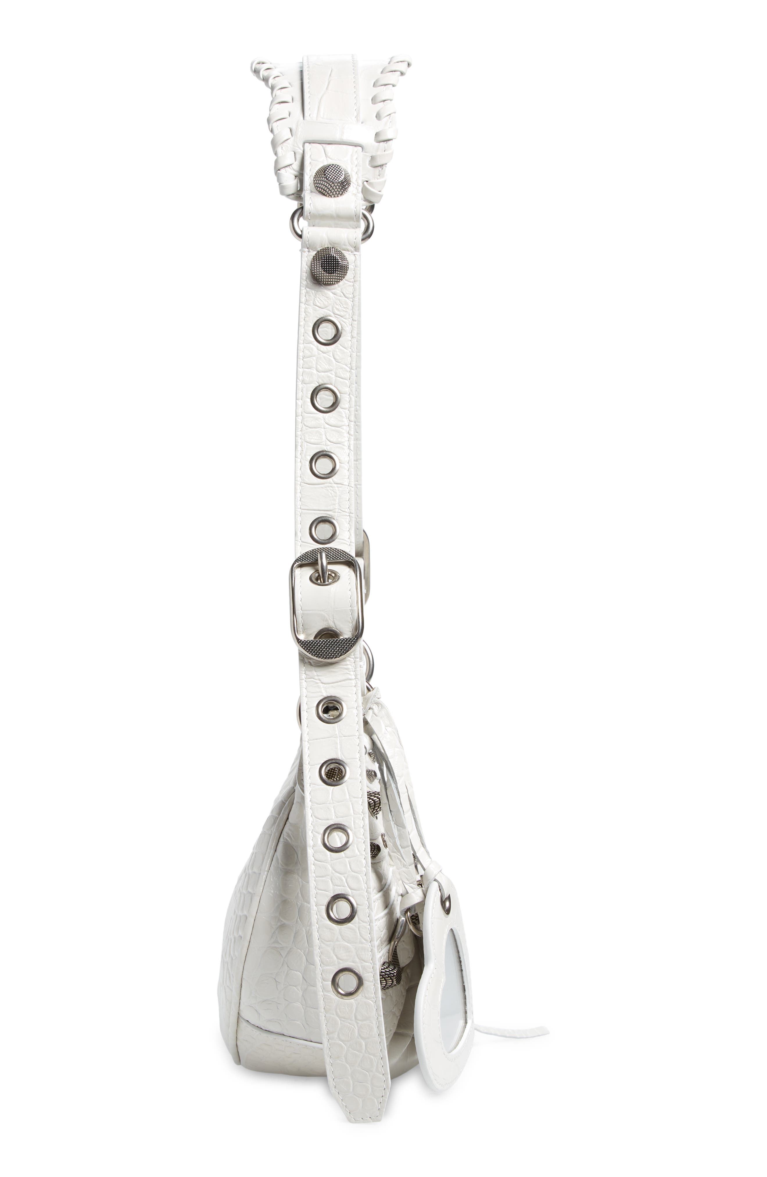 Balenciaga Extra Small Le Cagole Metallic Calfskin Shoulder Bag, Alternate, color, 