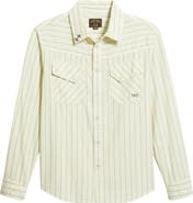 DARK SEAS Kimbro Stripe Cotton Snap-Up Western Shirt